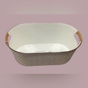 Better Home & Garden Antiqued Farmhouse Style Container w/Handles Medium